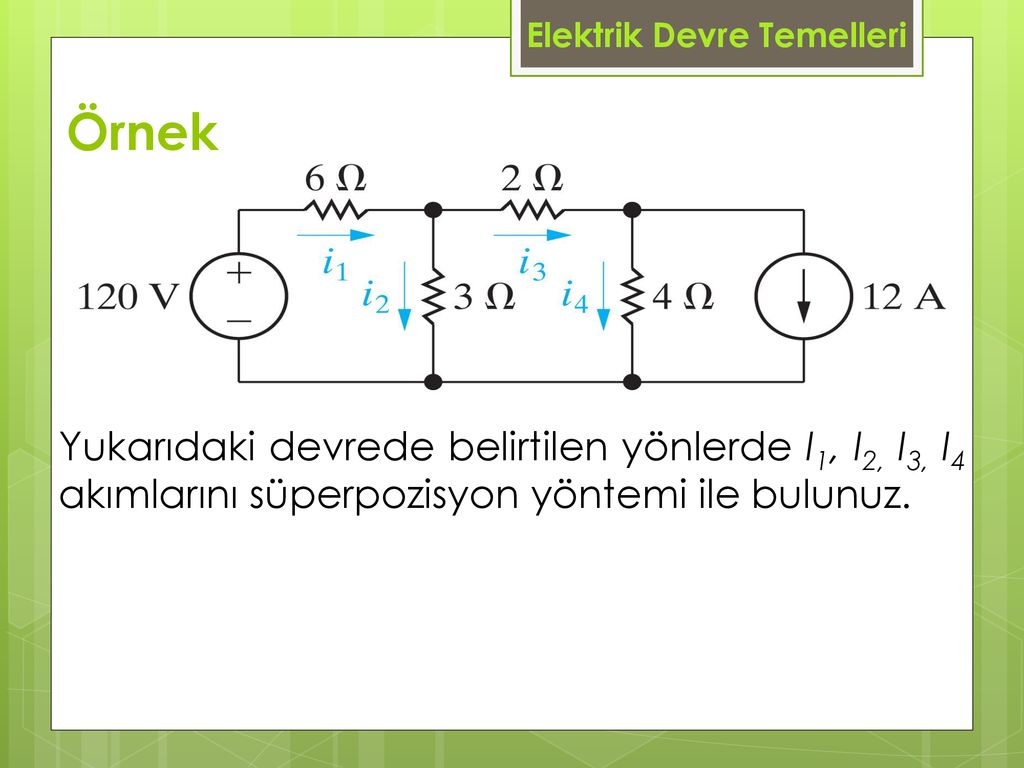 ELEKTRİK DEVRE TEMELLERİ ppt indir